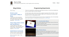 Desktop Screenshot of kevssite.com